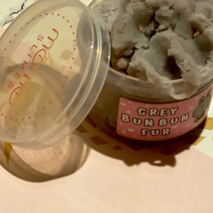 Momo slime Grey Bun Bun Fur